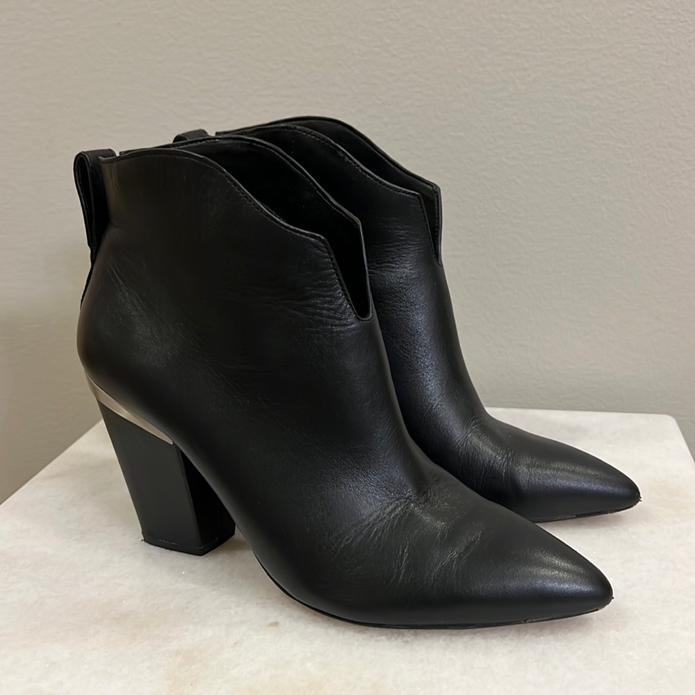 1. State Leather Booties